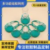 Cesta de Vinho de Silicone Personalizada Multifuncional Dobrável Bolsa de Malha de Silicone Cesta para Garrafa de Vinho Cozinha Tapete Isolante de Silicone Antiderrapante