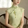 Botones de cuentas de maíz de jade sintético, nuevos botones decorativos de estilo chino Hanfu, cheongsam y traje Tang, accesorios de ropa DIY hechos a mano
