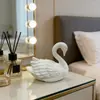 Adorno Blanco de Cisne Impreso en 3D de Nuevo Producto Transfronterizo, Regalo de Lujo Ligero para el Día de San Valentín, Decoración del Hogar, Más Vendido en Amazon