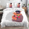 Set romántico de tres piezas de amor para el Día de San Valentín Amazon comercio exterior transfronterizo funda de edredón con impresión digital 3D funda de almohada ropa de cama