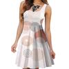 Verano 2025 Estilo Europeo y Americano Nuevo Comercio Exterior Amazon Vestido de Moda Personalizado Estampado para Mujer sin Mangas Cuello Redondo