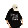 Camiseta Solta Tamanho Grande de Manga Curta para Mulheres, Versátil Estilo Coreano Solto, Top Estilo Preppy Estudante, Roupa da Moda para Melhor Amiga, Novo Estilo de Verão