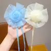 Pasador de Pelo de Cinta Rosa de Super Hada para Niños Pasador Trenzado para Niñas No Lastima el Cabello Pasador de Pelo para Niña Pequeña Personalización