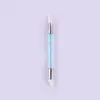 Set de 5 Plumas de Silicona de Doble Punta para Manicura, Plumas de Silicona para Esculpir, Pegadas con Polvo, Pegatinas para Uñas, Pluma de Presión, Pluma de Relieve