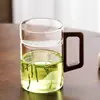 Tetera Especial para Mandarinas Verdes Pequeñas, Taza de Ceremonia Giratoria, Vidrio de Borosilicato Alto, Tetera de Ocio, Taza de Té con Separación de Agua para Oficina