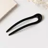 Horquilla de alta gama con forma de U y perla para mujer, horquilla moderna con cabeza esférica, accesorio para el cabello