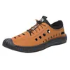Zapatos Croc Zapatos de Hombre 2026 Verano Nuevo Estilo Piel Suave Suela Suave Transpirables Estilo Coreano Moda Hechos a Mano para Conducir Casual Zapatos de Hombre