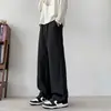 Primavera 2026 Nuevo Estilo Coreano Sencillo Pantalones de Hombre con Caída Corte Holgado Talla Grande Rectos Casuales HK9711