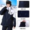Traje de nieve Phibee para bebé elefante, de invierno, a prueba de viento, impermeable, cálido, transpirable, de doble tabla, traje de esquí para hombre, color liso, chapa para mujer