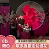 Chiyidai Boda orquídea fila de flores rojo rosa fila de flores de simulación de boda diseño de escena de fila de flores decoración de fondo de compromiso camino de flores guía