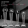 Troféu de Cristal Personalizado para Competições Esportivas, Medalhas de Maratona, Resina de Golfe Badminton Honra Prêmios Comemorativos
