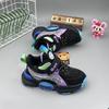 Sapatos Infantis Masculinos e Femininos da Marca Garfield Dog 2024 Outono Novo Tênis Infantil de Velcro em Couro Impermeável Calçados para Corrida