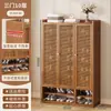 Sapateira de Porta de Casa Multicamadas Porta-Objetos Armário de Sapatos para Corredor Interno Estilo Novo Simples Popular Armazenamento de Sapatos Doméstico