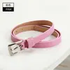 Nuevo Cinturón Fino de Estilo Coreano Sencillo para Mujer Decorado Jeans Cinturón de Estudiante Cinturón de Estilo de Gama Alta para Mujer