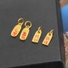 Accesorios de oro arena que conservan el color colgante de la suerte colgante de corazón a corazón accesorios de joyería diy colgante de pulsera de oro viejo