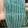 3 x 4MM cuentas de ábaco facetadas piedra natural jade blanco teñido accesorios para joyería DIY collar pulsera en stock al por mayor