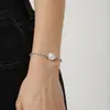 Pulsera Seiko Aurora Arrugada Redonda Barroca de Perla de Agua Dulce Natural Cadena de Coliflor Ajustable Pulsera de Perla Venta al por Mayor