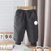 Calças Grossas de Inverno para Crianças 2026 Novo Estilo de Inverno Casuais Quentes Calças de Algodão com Forro de Lã para Meninos e Meninas Calças de Inverno para Bebê