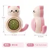 Juguete Original de Bola de Hierba Gatera Lindo Caracol Gato Auto-Entretenimiento Descompresión Juguete para Molestar Gatos Mascotas Molienda de Dientes Masticar##