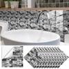 TS332-343 pegatinas de azulejo de porcelana gris avanzadas transfronterizas decoración del hogar DIY autoadhesivas película de cristal pegatinas de suelo y pared