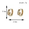 Pendientes de Doble Capa de Concha para Mujer, Pendientes de Diseño Nicho, Estilo Coreano, Sencillos y de Alta Gama, Pendientes de Lujo Ligero, Pendientes de Moda