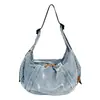 Bolso Bandolera Nuevo de Mezclilla Transfronterizo, Bolso de Hombro de Tela Suave para Estudiantes, Bolso de Hombro de Moda Retro Japonés, Bolso Bandolera al por Mayor