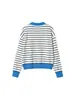 Suéter de Punto de Moda Europea y Americana a Rayas Marca Z, Suéter Popular con Cuello Polo de Moda en Aliexpress, Elegante y con Estilo del Sudeste Asiático Za