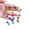 Pendientes de Borla Florales de Cuentas de Colores para Mujer 2025 Nuevas Explosiones Pendientes Atmosféricos Pendiente de Chica Dulce de Principios de Primavera