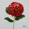 Flores artificiales con ramas de hortensia para decoración de interiores, arreglos florales, decoración de hoteles y flores de hortensia artificiales