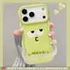 Compatible sin problemas con la funda para teléfono Apple 17 Pro Max, silicona para iPhone 15, soporte dual para 14, diseño de nicho creativo para 15