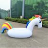 Suministro Listo Pvc Inflable Unicornio Fila Flotante Montura de Unicornio Inflable para Piscina Cama Flotante de Agua