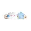 Horquilla Dulce de Nube Azul y Estrella para Mujer, Pasador de Frente de Gama Alta para Flequillo Lateral que No Daña el Cabello, Pinza de Pato de Dibujos Animados