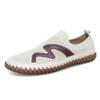 Popular Transfronterizo 2025 Verano Nuevo para Hombre Transpirable Delgado Malla Tejida con Mosca Slip-On Versátil Zapatos Deportivos y Casuales