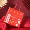 Caja de Dulces para Boda China Caja de Regalo Creativa para Boda Bolsa de Regalo Souvenir Caja de Dulces Festiva Roja Caja de Regalo