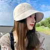 Sombrero de Pescador de Ala Completa de Temporada Primavera y Verano Más Vendido para Mujer, Sombrero de Viaje Moderno y Versátil, Protección Solar, Protección UV, Sombrero para el Sol