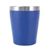 Copo Térmico de Aço Inoxidável Transfronteiriço 9oz Pequeno Portátil Mini Copo de Leite Simples de Dupla Camada Copo de Café a Vácuo Atacado