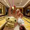 Chaveiro de Celular Folha de Ouro Imitação 999, Pingente de Bolsa, Pingente Fashion Desenho Animado em Formato de Dinheiro, Coleção de Presentes Exquisitos, Presentear