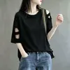 Camiseta casual de manga curta ombro a ombro estilo coreano para mulheres, verão 2026, plus size, corte solto, modeladora, top versátil