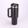 Copo Térmico de Aço Inoxidável Yongkang 40oz para Carro com Alça e Canudo, Caneca de Café de Grande Capacidade, Garrafa Térmica para Carro
