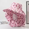 Sombrero Chal de ala ancha para mujer de verano, estilo popular para trabajar en los campos, sombrero de protección solar, sombrero de sol para exteriores en la playa, sombrero para recolectar té