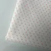 Tecido de Poliéster com Toque de Algodão Liso Estampado Digital Clássico de Bolinhas em Estoque para Roupas, Chapéus, Bolsas, Decoração e Toalhas de Mesa