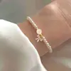 2025 nova joia transfronteiriça moda criativa 26 letras pulseira de contas joia vintage Europa e Estados Unidos
