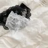 Encaje francés de malla deseo puro tiro bajo entrepierna de algodón cómodo transpirable sin costuras al por mayor sexy para niña dulce ropa interior mujeres