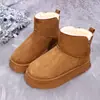 Estilo de Comercio Electrónico Transfronterizo Invierno 2026 Nuevas Botas de Nieve para Mujer Suela Gruesa Forro de Felpa Botas Cortas Engrosadas Zapatos de Algodón para Mujer Cálidos