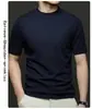 Nuevas camisetas de cuello redondo para hombre, disponibles en múltiples colores para primavera y verano, estilo básico, adecuadas para uso casual y para ir al trabajo, color liso, manga corta y disponibles para pedidos mixtos