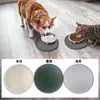 Tapete Redondo para Pet Tapete de Silicone para Tigela de Alimentação Transfronteiriço Sentido Avançado Gato e Cachorro Comida Impermeável Anti-vazamento Tapete