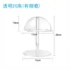 Suporte de Exibição Vertical Transparente de Acrílico para Chapéus e Perucas Transfronteiriço, Rack de Exibição de Bonés de Baseball Removível e com Altura Ajustável