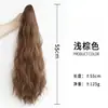 Coleta Alta, Ondulación de Agua de Nube, Peluca Simulada, Estilo Clip-On, Trenzas Largas, Cabello Esponjoso, Aumento de Volumen de Cabello y Elegante