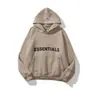 Sudadera con Capucha Fina para Hombre y Mujer, Marca de Moda Fear of God Closely Essentials, Estampado de Logo en el Pecho
