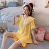 Transfronterizo Pijama Nuevo Estilo ins Pijama para Mujer Primavera y Otoño Cuello de Muñeca de Hada Estilo Princesa Conjunto de Verano para Casa
